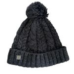 Smartwool  Grey Merino Wool Cableknit Chunky Pom Pom Beanie Photo 0