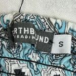 Earthbound  Trading Co S Blue White Paisley Flared Leg Pants Womens Wide Photo 7