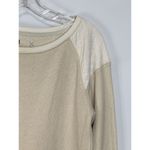 Xersion Clothing Women’s Crew Neck Raglan Pullover Sweatshirt Tan Size Medium Photo 1