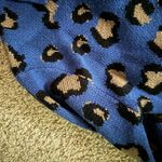 Moon River boutique belted animal print sweater Photo 3