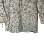 Woolrich  Cotton Blue White Floral Button Up Top‎ Photo 2