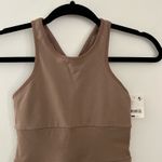 Free People NWT FP Movement  Every Single Time Runsie One Piece Brown XS/S Photo 3