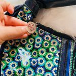 Vera Bradley Frill Vinyl floral paisley satchel hobo shoulder bag purse Photo 2