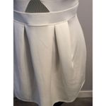 Sweet Storm White Sleeveless Skater Dress Peek a Boos Stretch Size L Photo 3