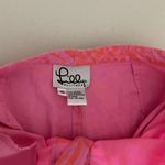 Lilly Pulitzer Vintage Pink Orange Tropical Pineapple Print Cropped Pants 10 Photo 7