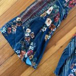 Farm Rio  RARE Boho Floral Bell Sleeved Blouse Size M Photo 2