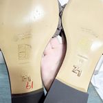 Lola Cruz Dark Brown Jeweled Braided Strap Square Toe Sandal 38 Size 8 Photo 5