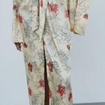 ZARA Floral Tropical Print Knotted Midi Skirt Small Photo 0