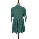 &merci &Merci Women’s Dress Small Blue Boho Short Sleeve Flowy Summer Casual Photo 3