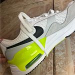 Nike  Air Max White and Neon Sneakers Photo 11