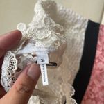 Sandro NWOT  two-tone lace dress with high neck Photo 11