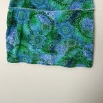 [Isabella Bird] Blue Green Ocean Mandala Boho Print Skort Mini Travel Sz Large L Photo 7