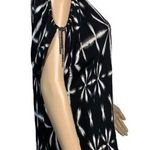 Juicy Couture Womens Blouse Top Shirt Cold Shoulder Black White Y2K Small Photo 4