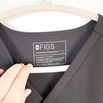 FIGS Technical Collection Catarina One Pocket Scrub Top Black Short Sleeve Large Photo 1