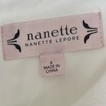 Nanette Lepore Marshmallow/Very Black Ruffle Bell Sleeve "Bella Donna" D… Photo 2