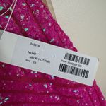 Jovani 24097B pink V Neck Sheath Sequin special occasion embellished Dress SZ 18 Photo 6