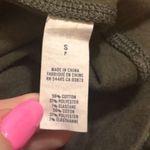Aerie Chill Play Move High Rise Lace Up Cotton Leggings Olive Green Womens Sz S Photo 4