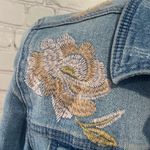 Mossimo Supply Co MOSSIMO - Distressed Embroidered Jean Jacket Photo 3