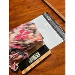 NWT Women’s Multicolor Blouse Small Skye's The Limit Peach Pink Top Shirt Office Photo 8