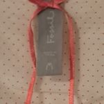 Fossil  Short Puff Sleeve Collared Button Front‎ Shirt Cream Red Polka Dots Sz M Photo 2