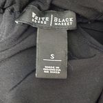 White House | Black Market WHBM black/esspresso paisley halter keyhole blouse size small Photo 6