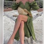 Cult Gaia NWOT  Muna Off The Shoulder Midi Dress Size 4 /Small Photo 3