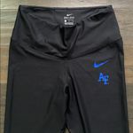 Nike AIR FORCE Leggings Womens Sz Large Black Blue Logo Air Force Falcons Photo 1