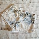 Mudd Blue and White Jean Shorts Photo 0