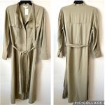 Vince  Soft Utility‎ Shirt Dress Light Sea Fern Green XS Photo 3