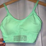 Juicy Couture Rhinestone Sports Bra Y2K 90s Athleisure Designer Bling Small Photo 2