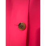 Sail To Sable STS  Hot Pink Cowl High Neck Sleeveless Dress Button back EUC XS Photo 8