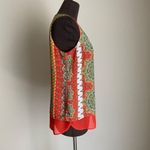 Rose + Olive Rose & Olive sz S red bright boho hippie blouse Photo 3