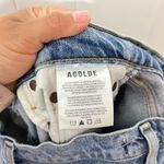 AGOLDE Riley Crop Blue Denim Jeans Size 24 Photo 8