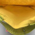 Large Yellow Embroidered Felt Easter Bunny Bag Tote and Happy Easter Wooden Tag Size 0 Photo 8