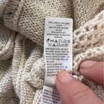 Lucky Brand Cream Crochet Knit Linen blend V neck Cardigan size large Photo 11