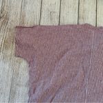 Bryn Walker Size Small Red White Stripe Oversized Short Sleeve Blouse Photo 9