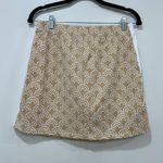 J. McLaughlin  Palm Spring Skort Small Beige Half Crescent Skirt NWT Catalina Photo 3