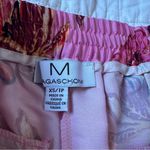 Magaschoni  Pink Floral Satin Pants NEW Photo 4