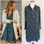 Matilda Jane  Fa La La Floral Gingham Dress NWT Small Photo 1