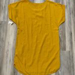 i.iner Size Large NWT Mustard Color Satin like Dress, pit to pit is 20, length is 35 Gold Photo 1