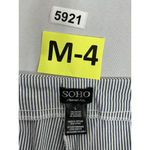 Soho Apparel Womans  Pullon Bermuda Shorts Large Blue White Stripe NWT Photo 2