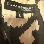 The Royal Standard Black and White Geometric Tunic Top Size L Photo 4