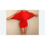 Boston Proper  Dress‎ NWT Heartthrob Red Mini Shoulder Cut Out Size Small Photo 1