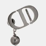 Christian Dior Dior 30 MONTAIGNE EARRING Ruthenium-Finish Metal with Gray Resin Pearl Photo 0