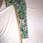 Talbots RSVP Floral Pants Stretch Cotton New Size 6 Tapered Side Zip Brunch Photo 4