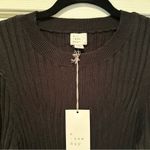 A New Day NWT Women's Long Sleeve Sweater Dress -  Black M Photo 3