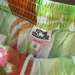 Future Collective Hawaiian Tropical Floral Women's Shorts Green Photo 2