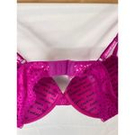 Bebe  Purple Lace Bra Size 36D Photo 4