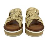 Clergerie Chermy Raffia Platform Mules Beige Natural Size 36 Brown Photo 7