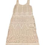 Arden B  Sleeveless Boho Crochet Knit Lined Bodycon Mini Dress White xs/s Photo 0